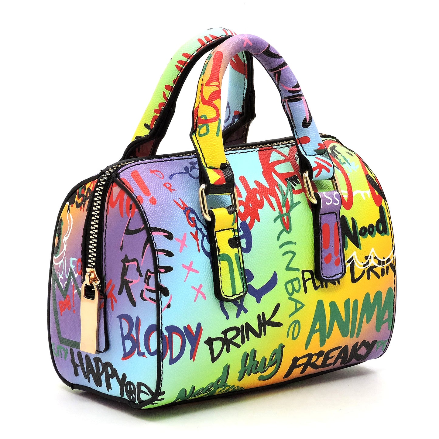 My "Mini" Love Graffiti bag-Lavender