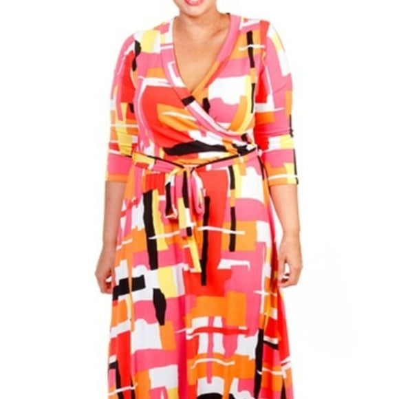 Abstract Chic in Pink