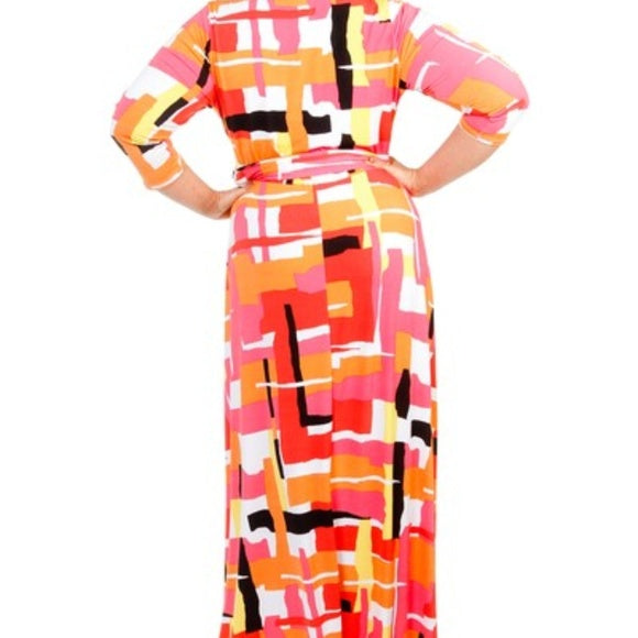 Abstract Chic in Pink