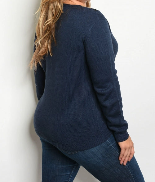 Aisha Sweater -Navy