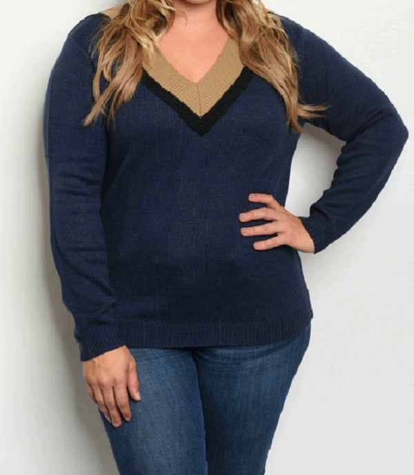 Aisha Sweater -Navy