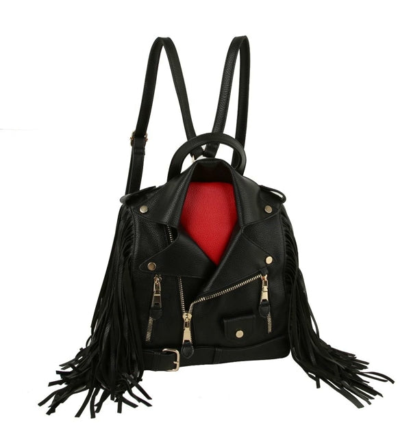Motorcycle backpack with Red