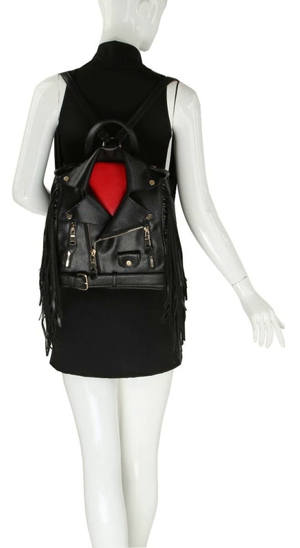 Motorcycle backpack with Red