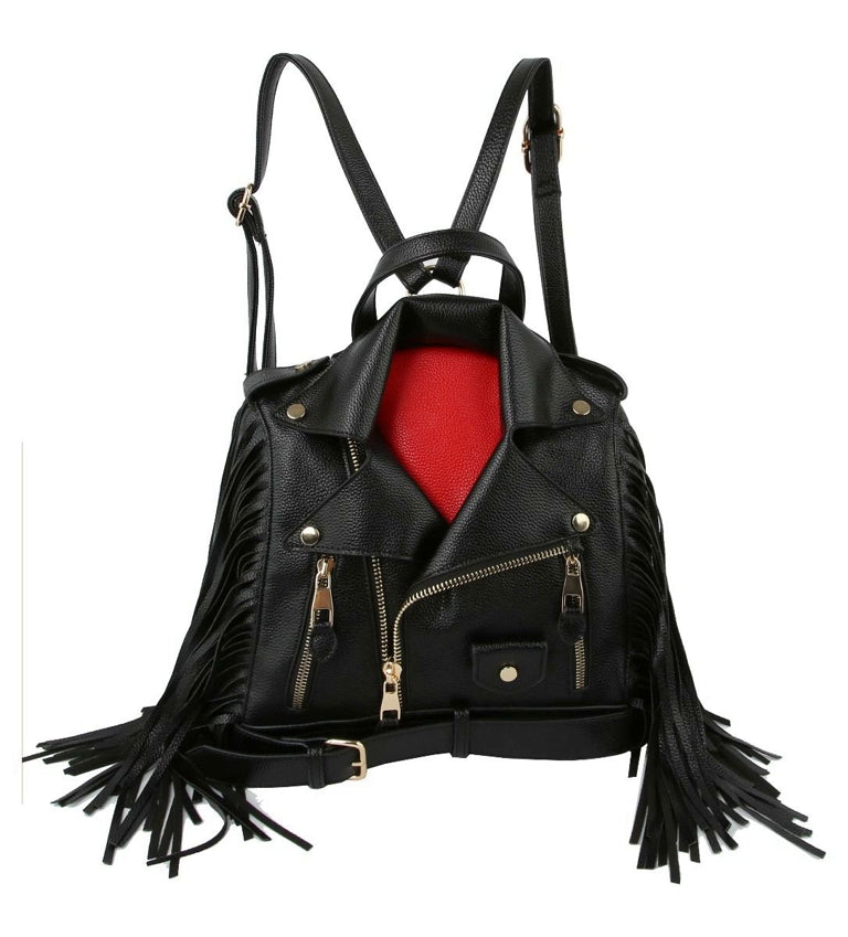 Motorcycle backpack with Red