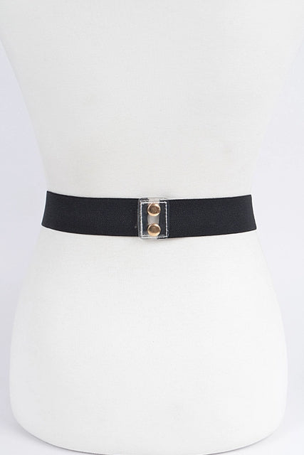 Oversized chain link transparent belt
