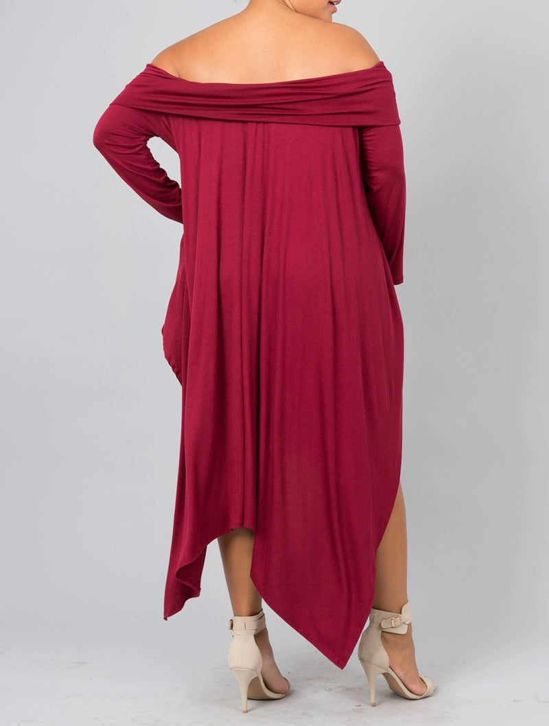 Dawn Handkerchief long sleeve dress