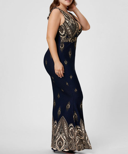 Meghan Blue and Gold Mermaid