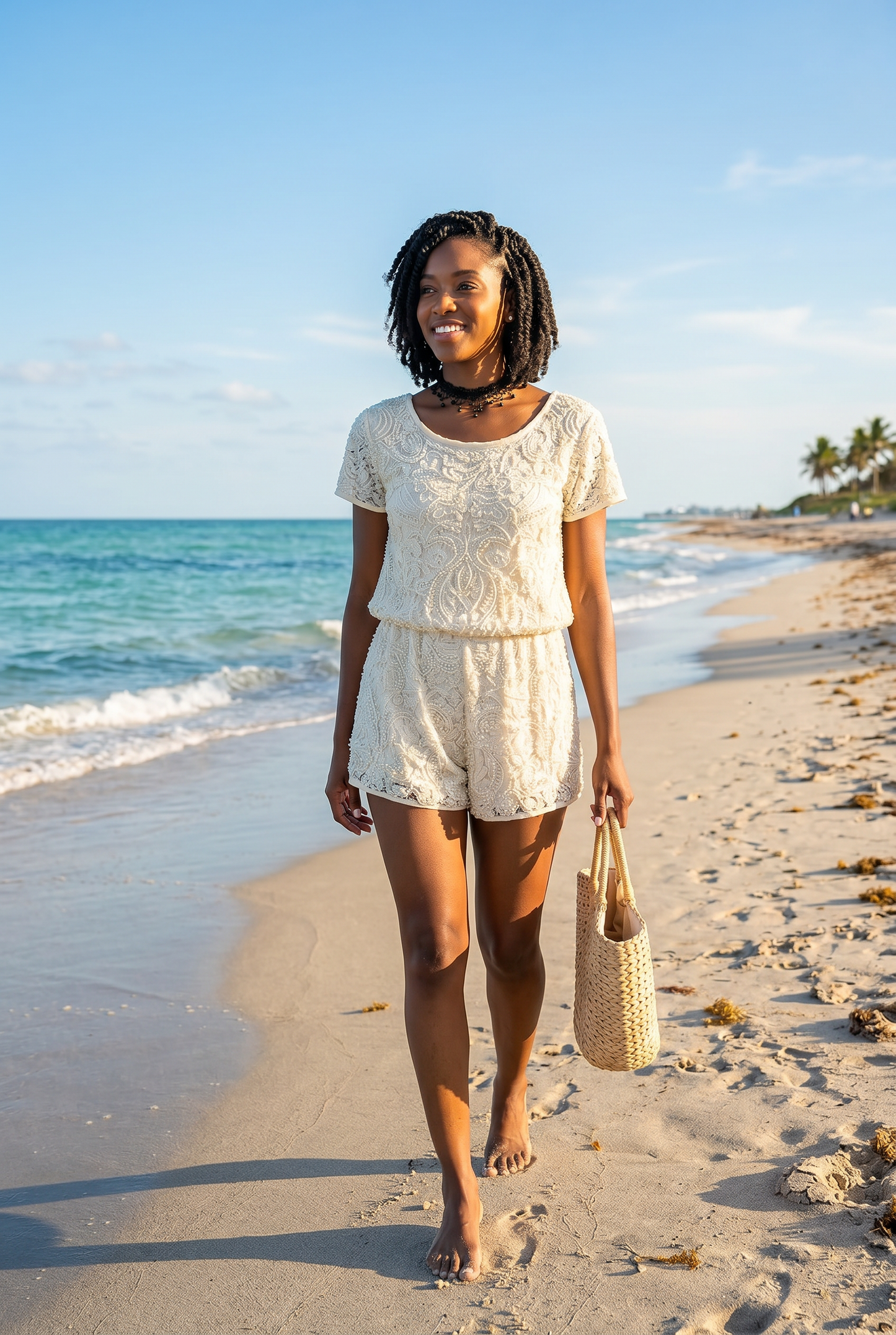 Lyn beaded Romper