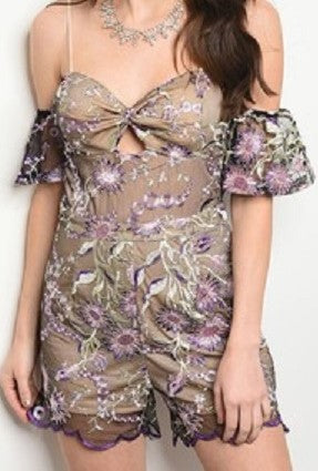 Lavender Romper