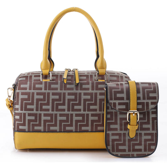 Boston Bag Beauty- Coffee & Yellow