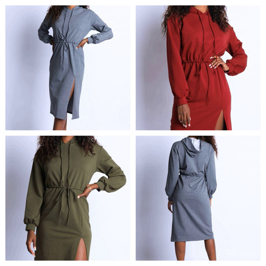 Quinn Hooded Dress