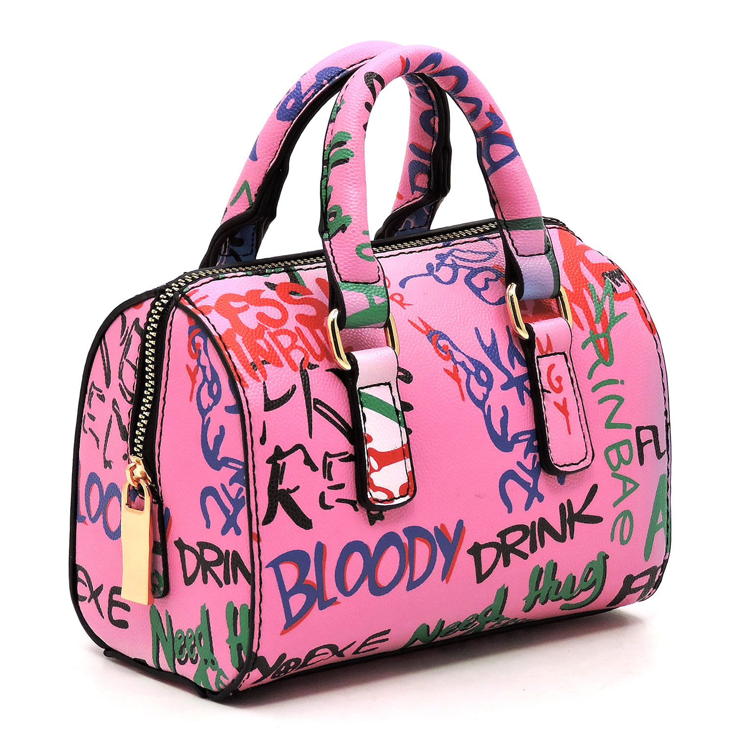 My Mini Love Graffiti bag- Pink - Angies